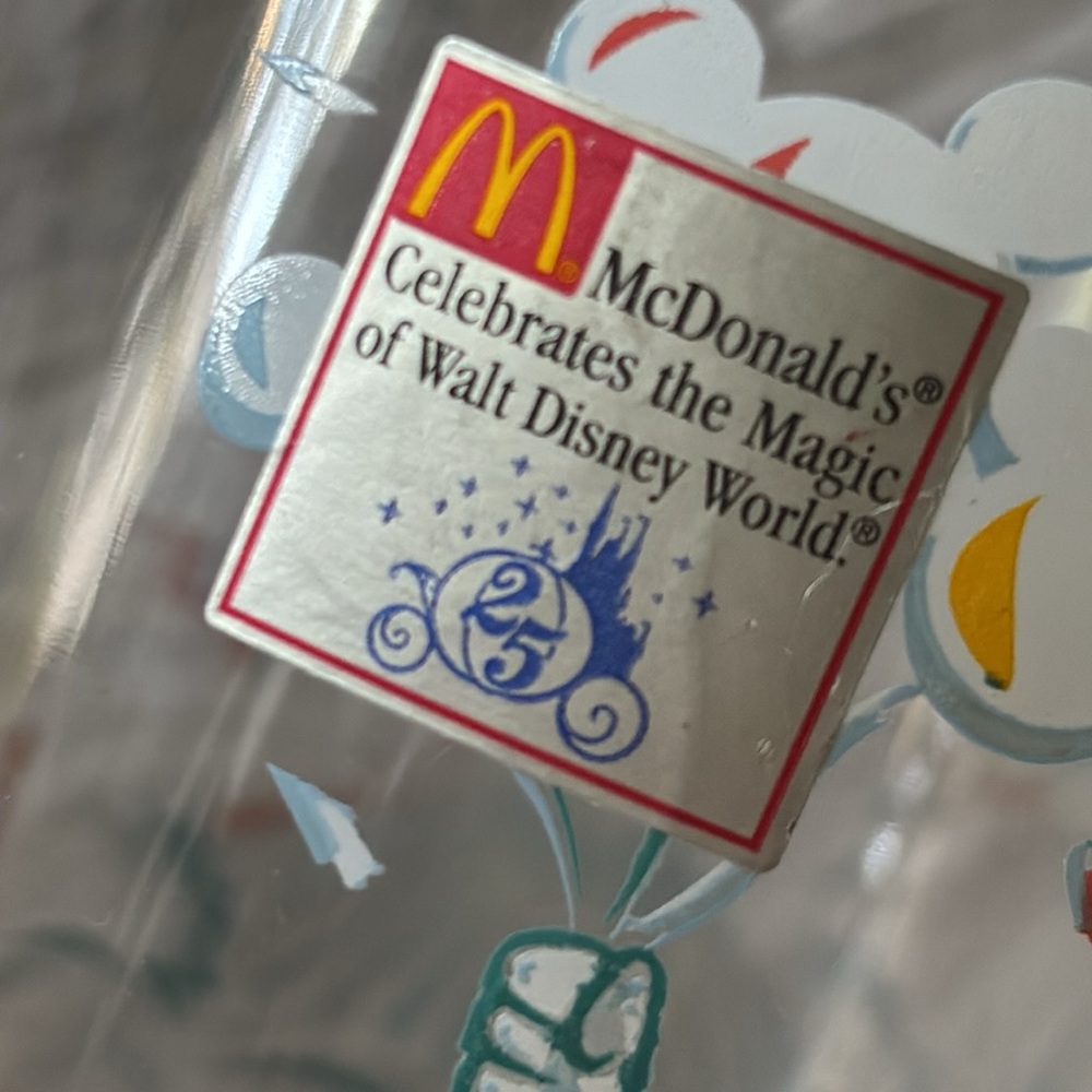 McDonald’s 25th Anniversary Disney Glass - Picture 2 of 6